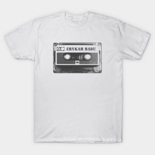 Erykah Badu - Erykah Badu Old Cassette Pencil Style T-Shirt